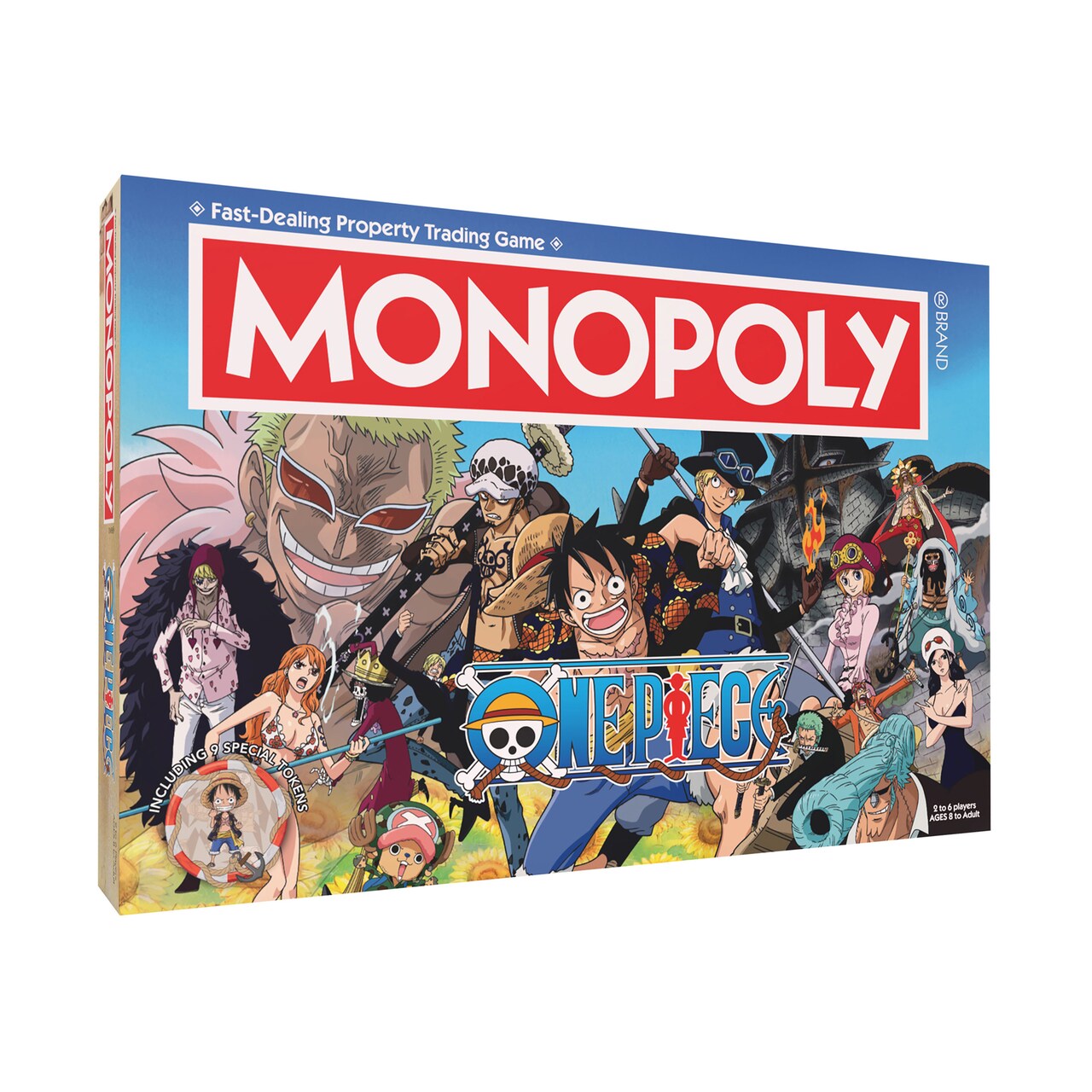 MONOPOLY: One Piece - Collectible Licensed Edition, Strategy Board Game, Buy-Sell-Trade w/ Characters From The Manga & Anime Series, Family Ages 8+